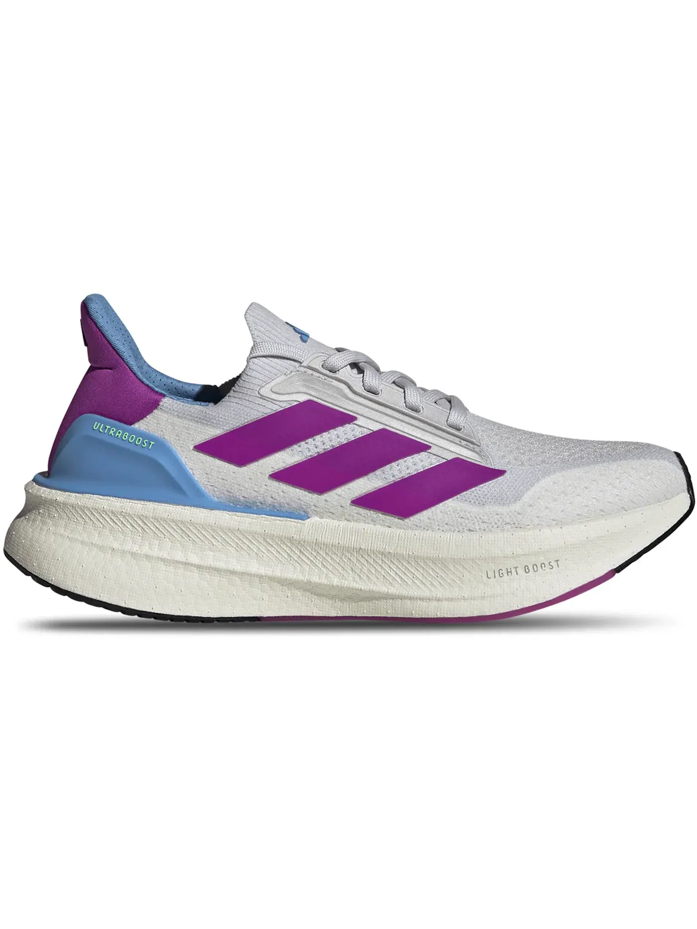 Женские кроссовки для бега с технологией Boost Adidas Ultra Boost 5X — изображение 1 из 1, серый/фиолетовый/синий
