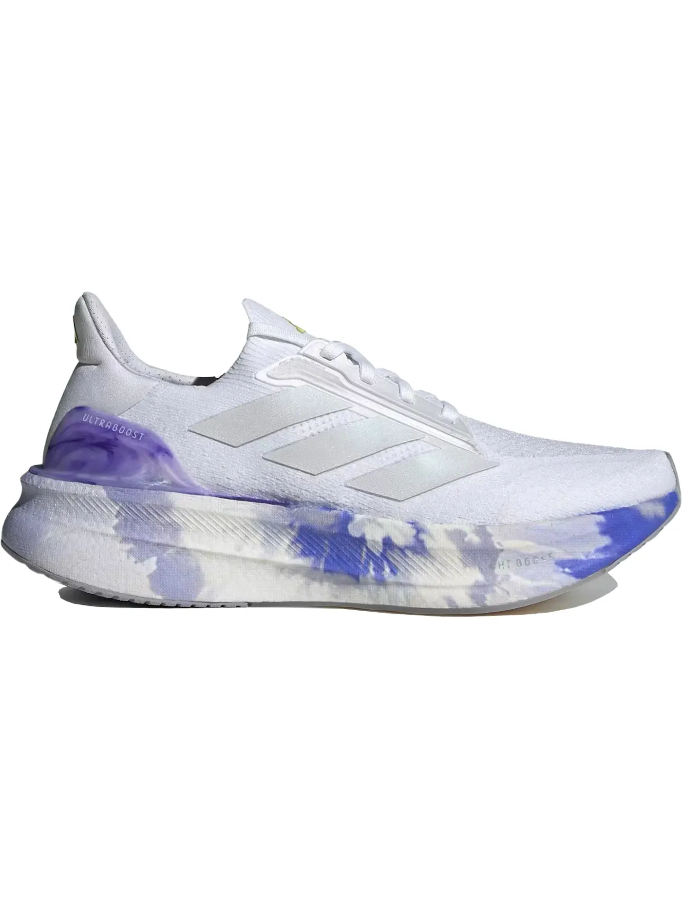 Мужские кроссовки для бега с принтом Adidas Ultra Boost 5X Tie Dye — изображение 1 из 1, белый/серый/синий
