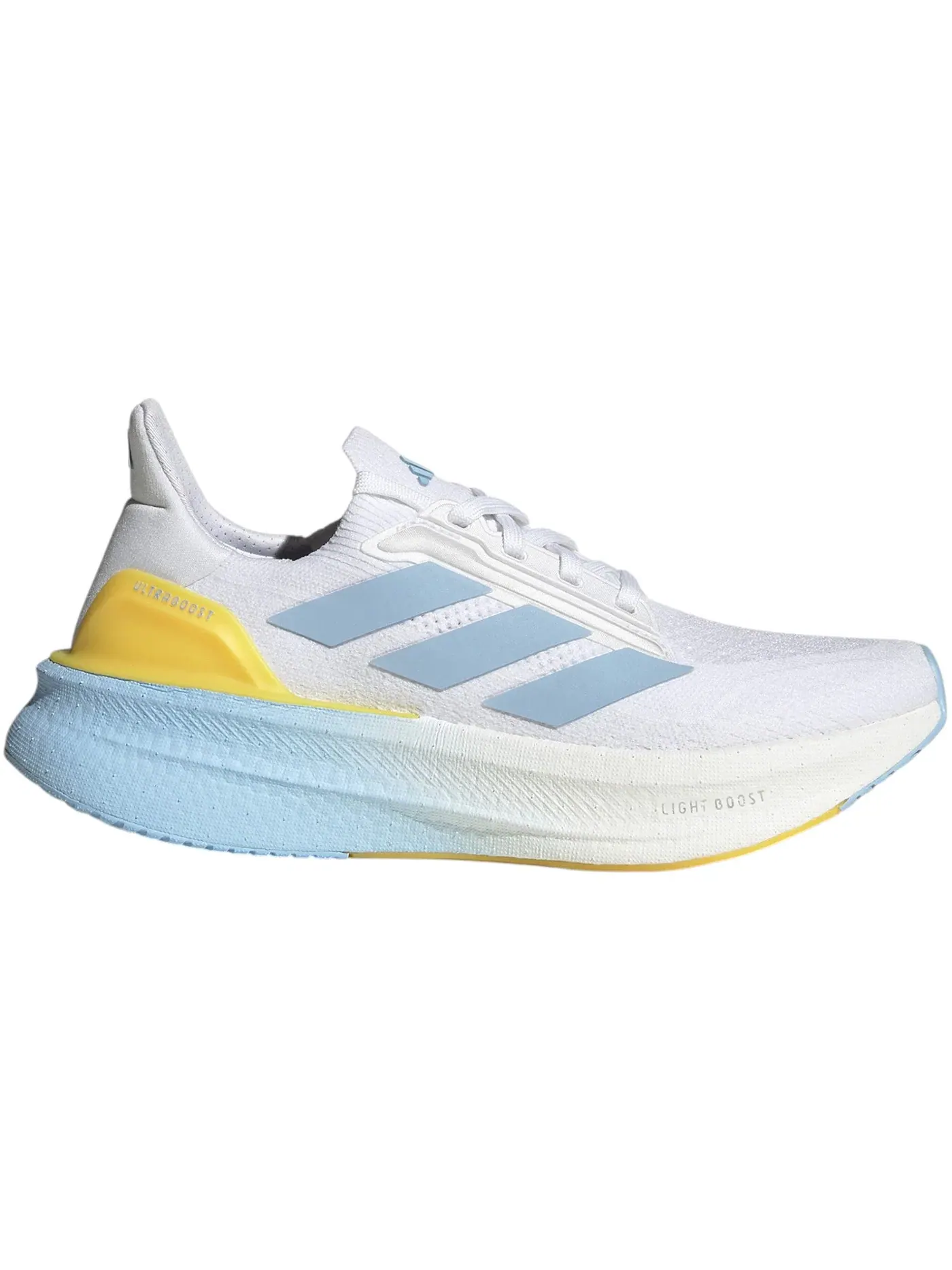 Женские кроссовки для бега Adidas Ultra Boost 5X — изображение 1 из 1, белый синий желтый