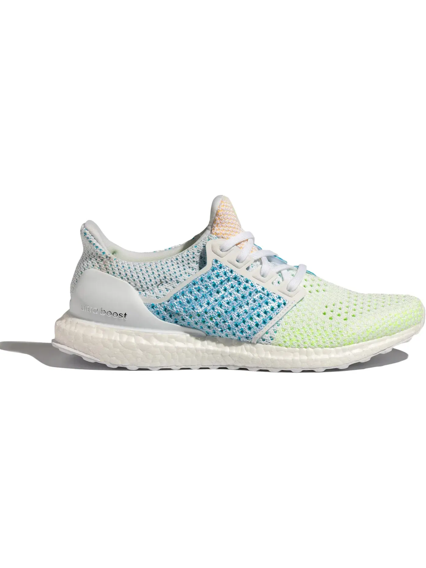 Мужские кроссовки для бега Ultra Boost Clima Adidas — изображение 1 из 1, белый/белый/зеленый