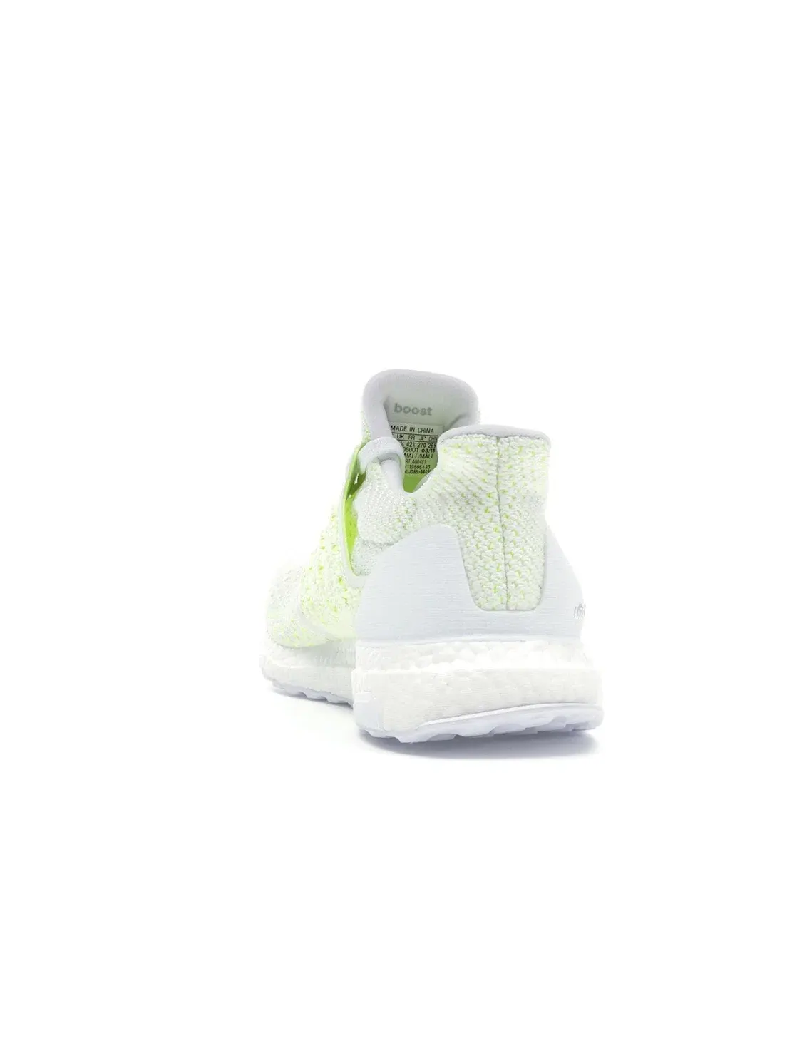 Мужские кроссовки с технологией Clima Adidas Ultra Boost Clima — изображение 4 из 4, белый/белый/желтый
