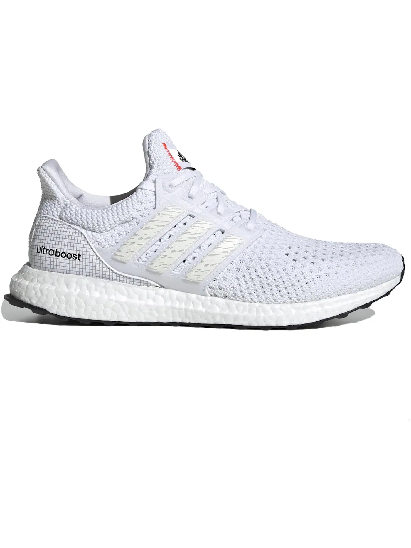 Мужские кроссовки для бега с сетчатым верхом Adidas Ultra Boost Clima U — изображение 1 из 1, белый/черный/красный