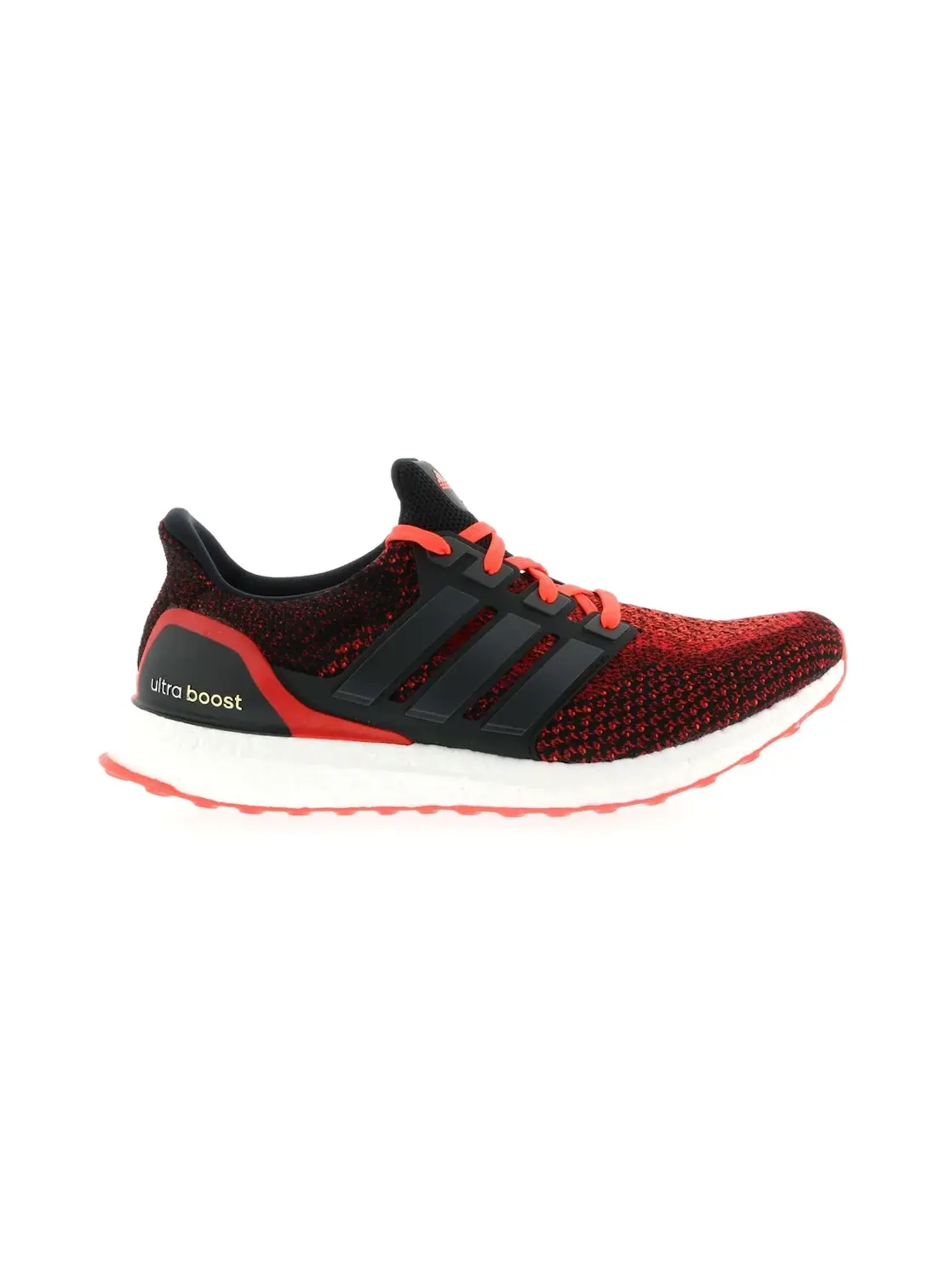Мужские кроссовки для бега с технологией Boost Adidas Ultra Boost 2.0 — изображение 1 из 4, черный/черный/красный