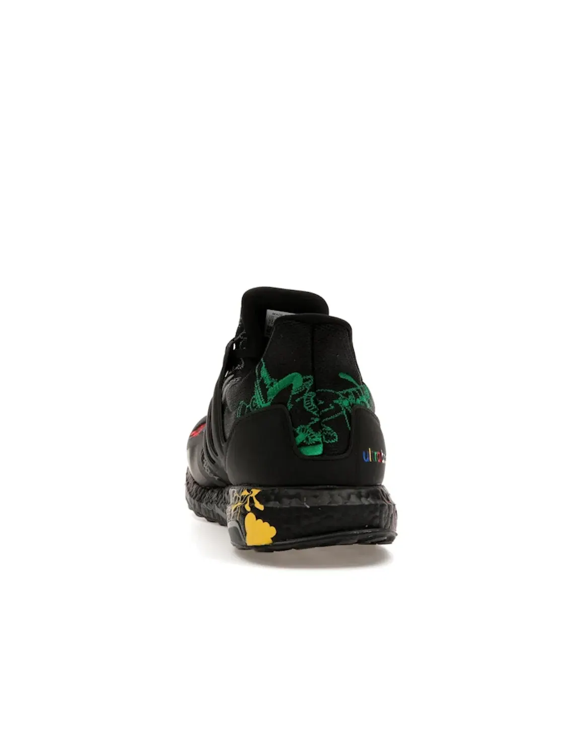 Мужские кроссовки с принтом Adidas Ultra Boost Disney Goofy — изображение 4 из 4, черный/черный/черный