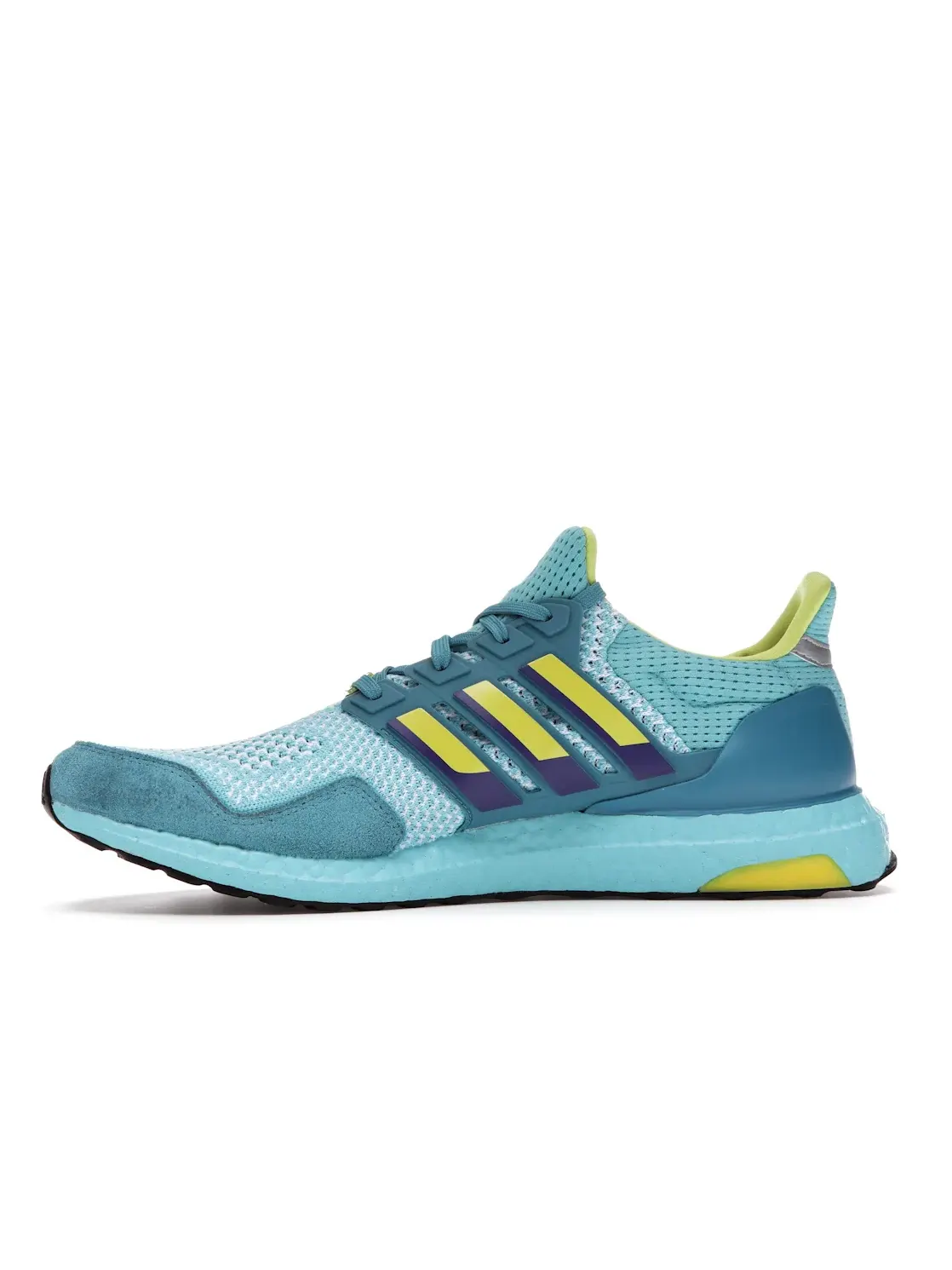 Мужские кроссовки с принтом Ultra Boost DNA 1.0 Adidas — изображение 3 из 4, голубой/голубой-желтый