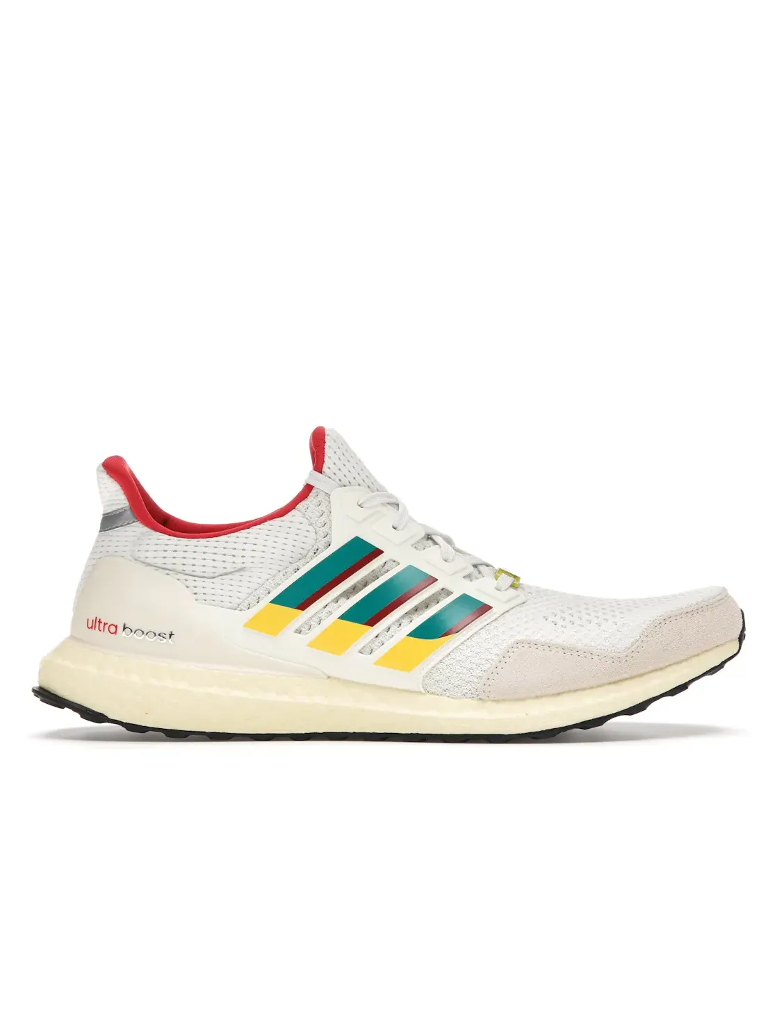 Мужские кроссовки с амортизацией Adidas Ultra Boost DNA 1.0 — изображение 1 из 4, белый/зеленый
