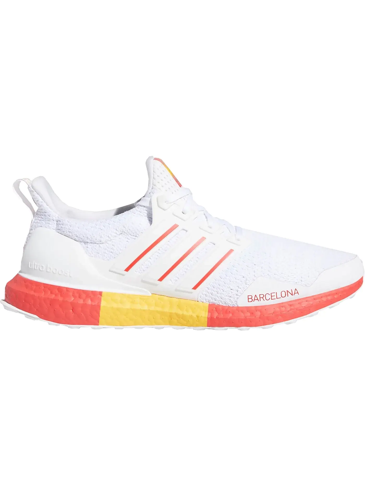 Мужские кроссовки для бега Adidas Ultra Boost DNA — изображение 1 из 1, белый/красный/желтый