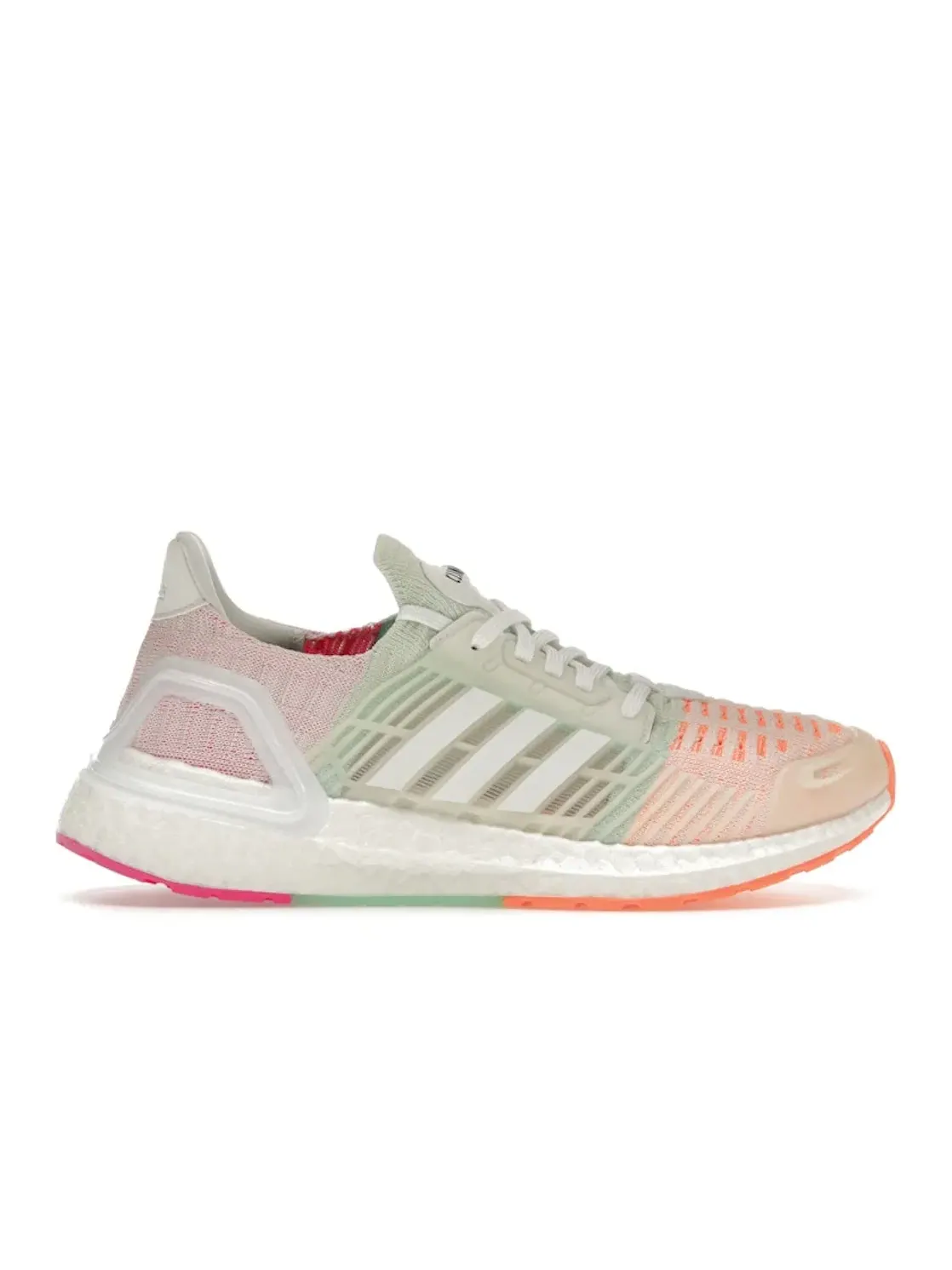 Мужские кроссовки для бега Adidas Ultra Boost DNA CC1 — изображение 1 из 4, белый/белый/оранжевый