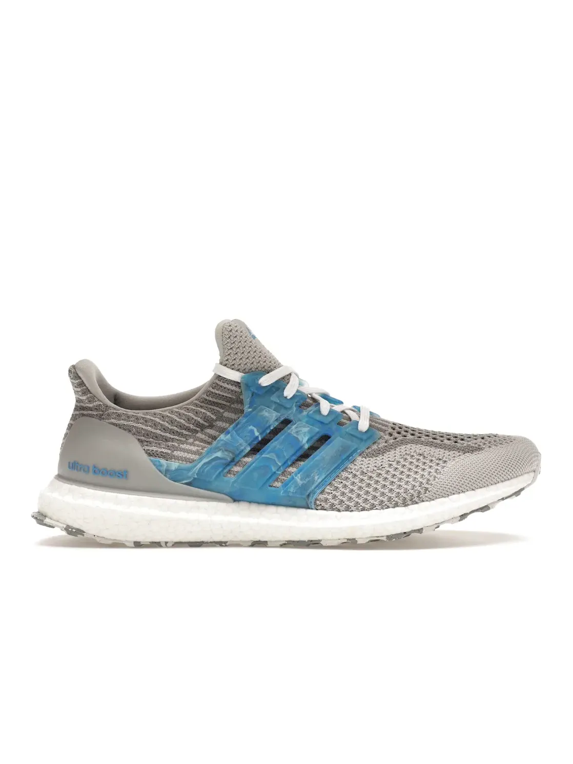 Мужские кроссовки для бега с технологией Boost Adidas Ultra Boost DNA — изображение 1 из 4, серый/синий/черный