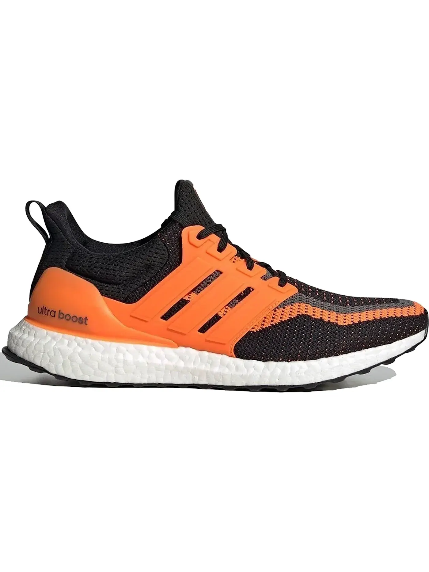 Мужские кроссовки для бега с технологией Boost Adidas Ultra Boost DNA — изображение 1 из 1, черный/оранжевый/серый