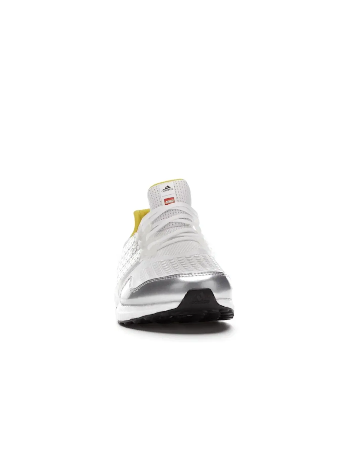 Мужские кроссовки для бега с настраиваемым дизайном Adidas Ultra Boost DNA LEGO — изображение 2 из 4, белый/серебристый-серый