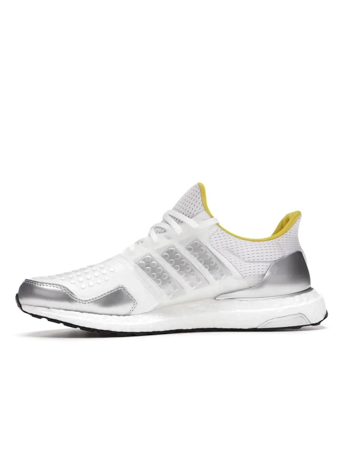 Мужские кроссовки для бега с настраиваемым дизайном Adidas Ultra Boost DNA LEGO — изображение 3 из 4, белый/серебристый-серый