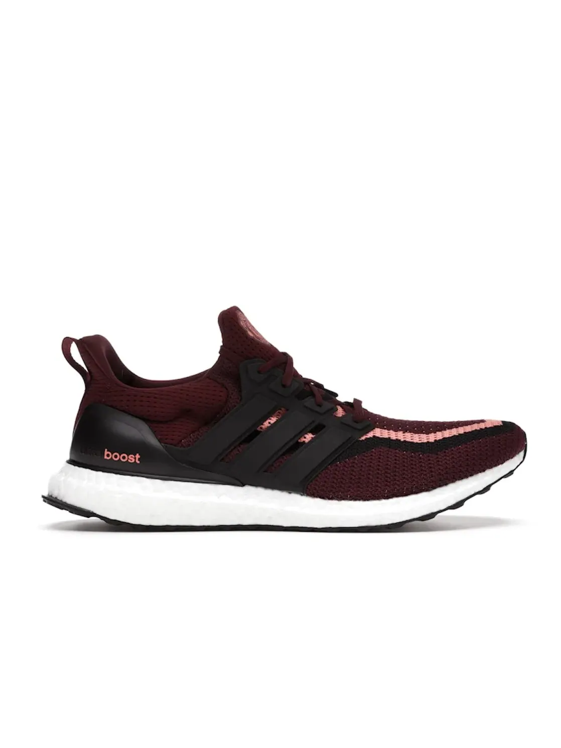 Мужские кроссовки с амортизацией Adidas Ultra Boost DNA — изображение 1 из 4, бордовый/розовый/черный