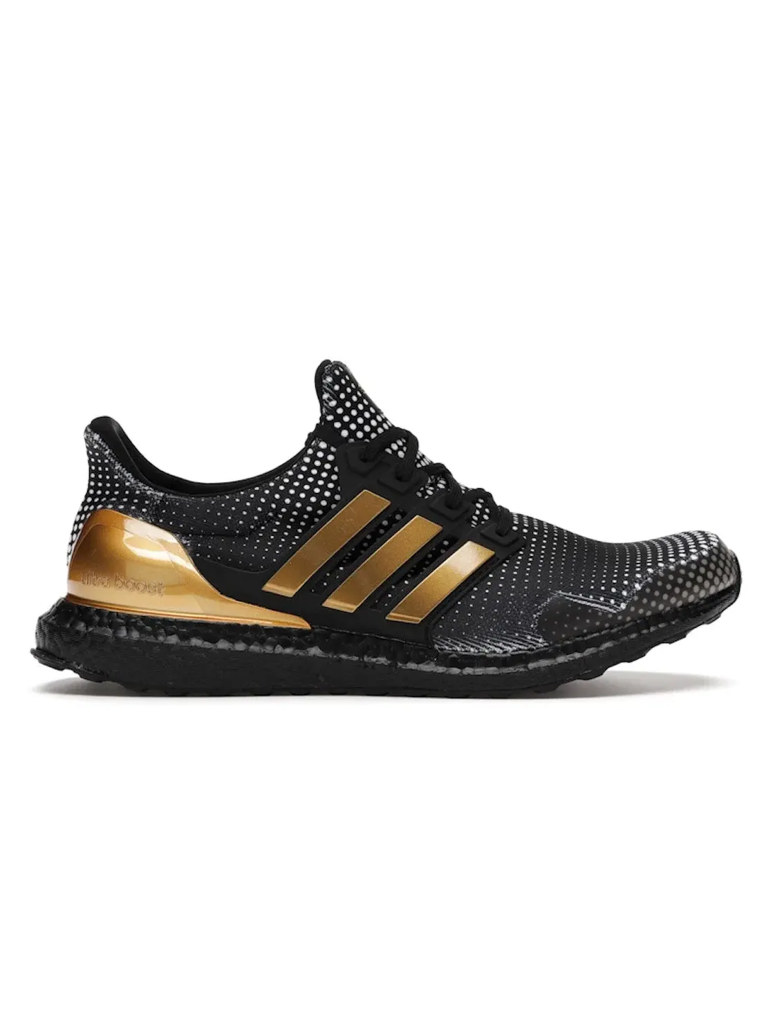 Мужские кроссовки с ярким дизайном Adidas Ultra Boost DNA — изображение 1 из 4, черный/золотистый-белый
