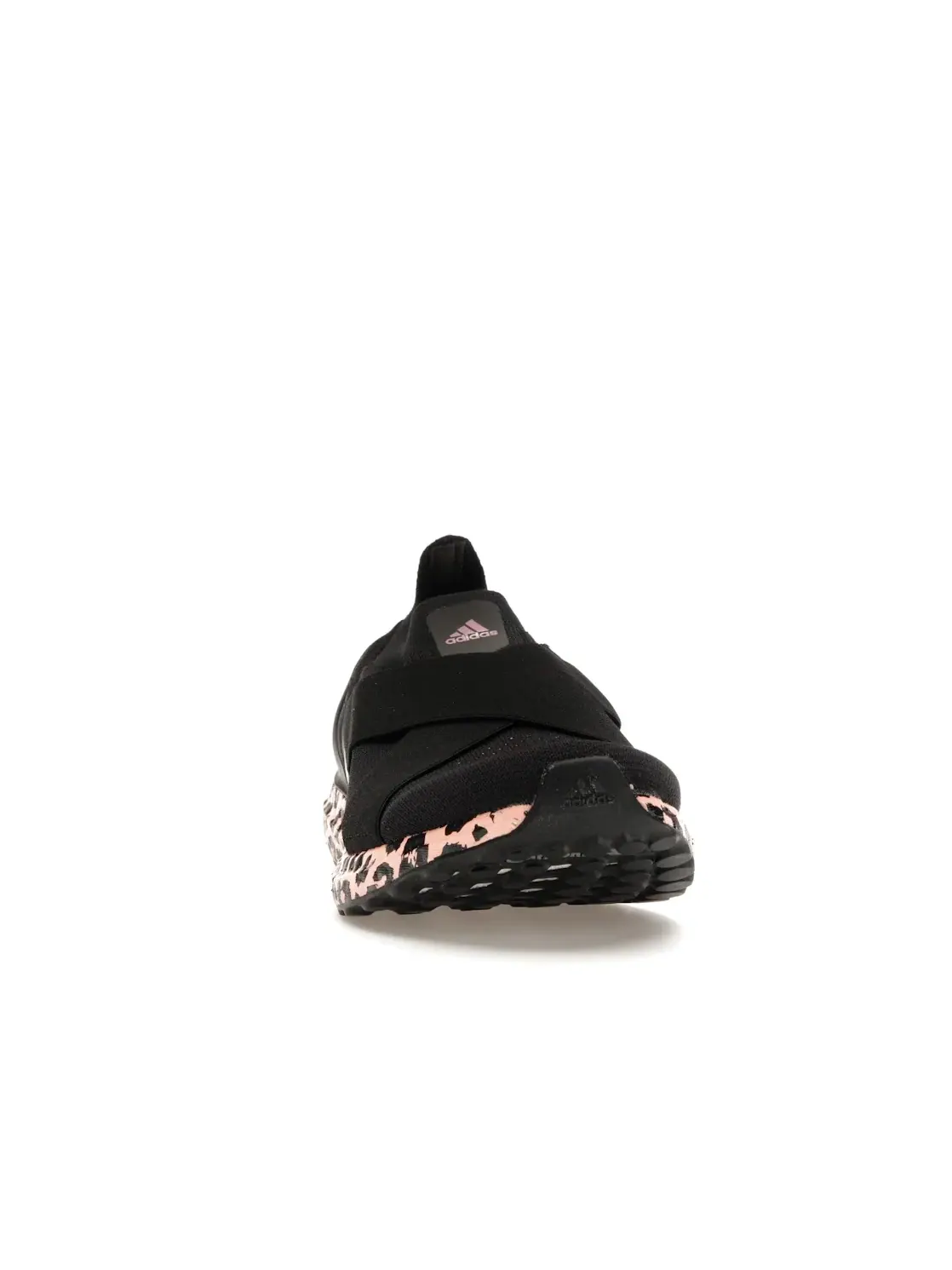 Женские кроссовки с леопардовым принтом Adidas Ultra Boost DNA Slip-On — изображение 2 из 4, черный/черный/розовый