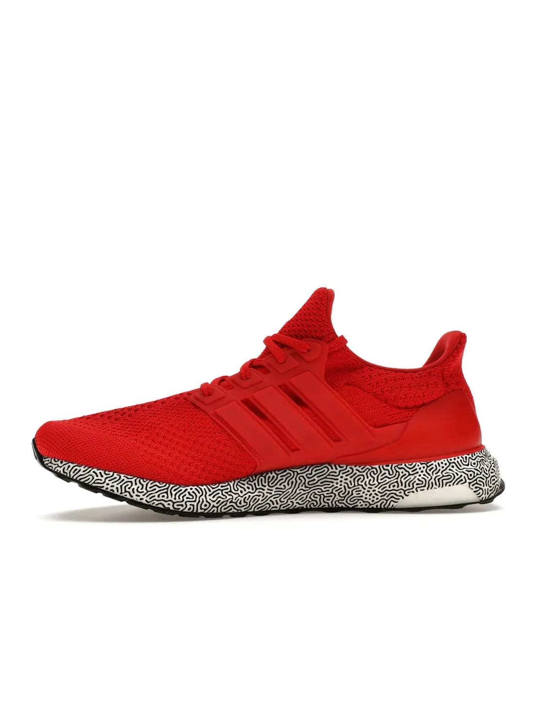 Мужские кроссовки для бега с технологией Boost Adidas Ultra Boost DNA — изображение 3 из 4, красный красный черный