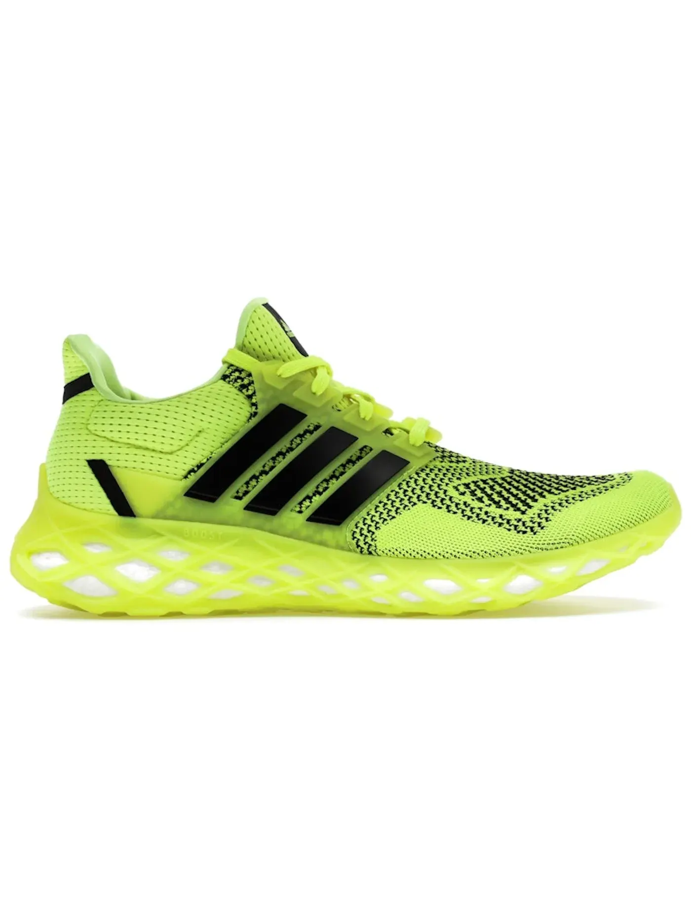 Мужские кроссовки для бега с принтом Adidas Ultra Boost DNA Web — изображение 1 из 1, желтый/черный/желтый