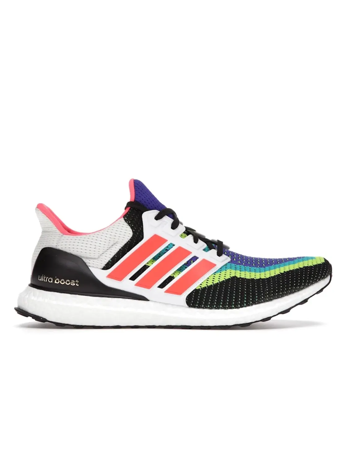 Мужские кроссовки с технологией Primeknit Adidas Ultra Boost DNA — изображение 1 из 4, черный/красный/белый