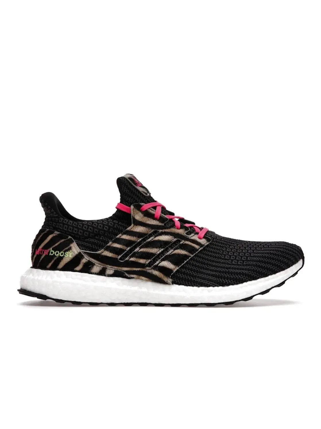 Мужские кроссовки с принтом Adidas Ultra Boost DNA — изображение 1 из 4, черный/белый/розовый