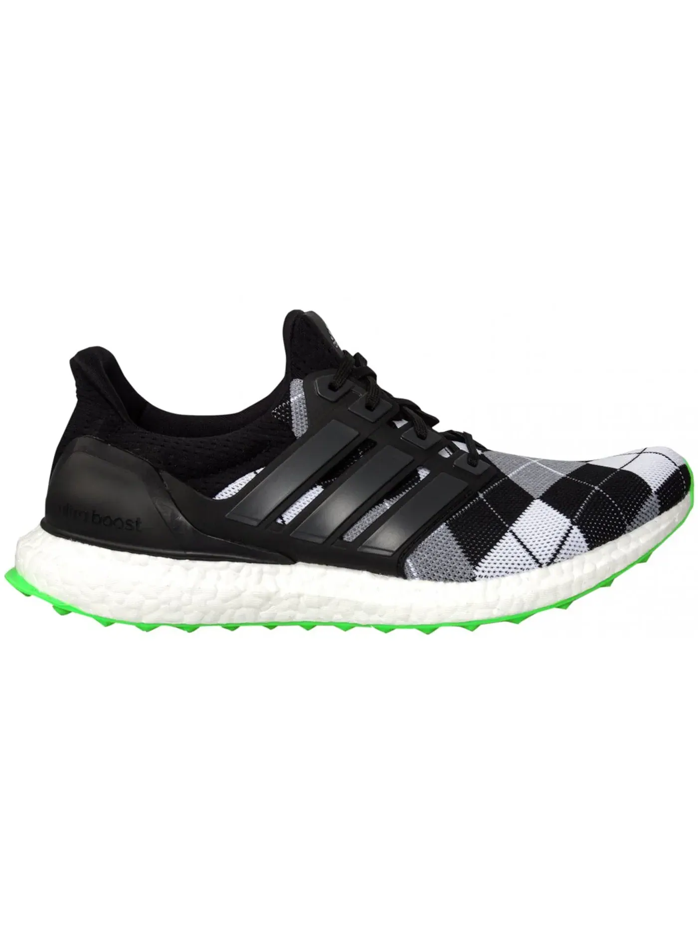 Мужские кроссовки для бега Adidas Ultra Boost — изображение 1 из 1, черный/серый/зеленый