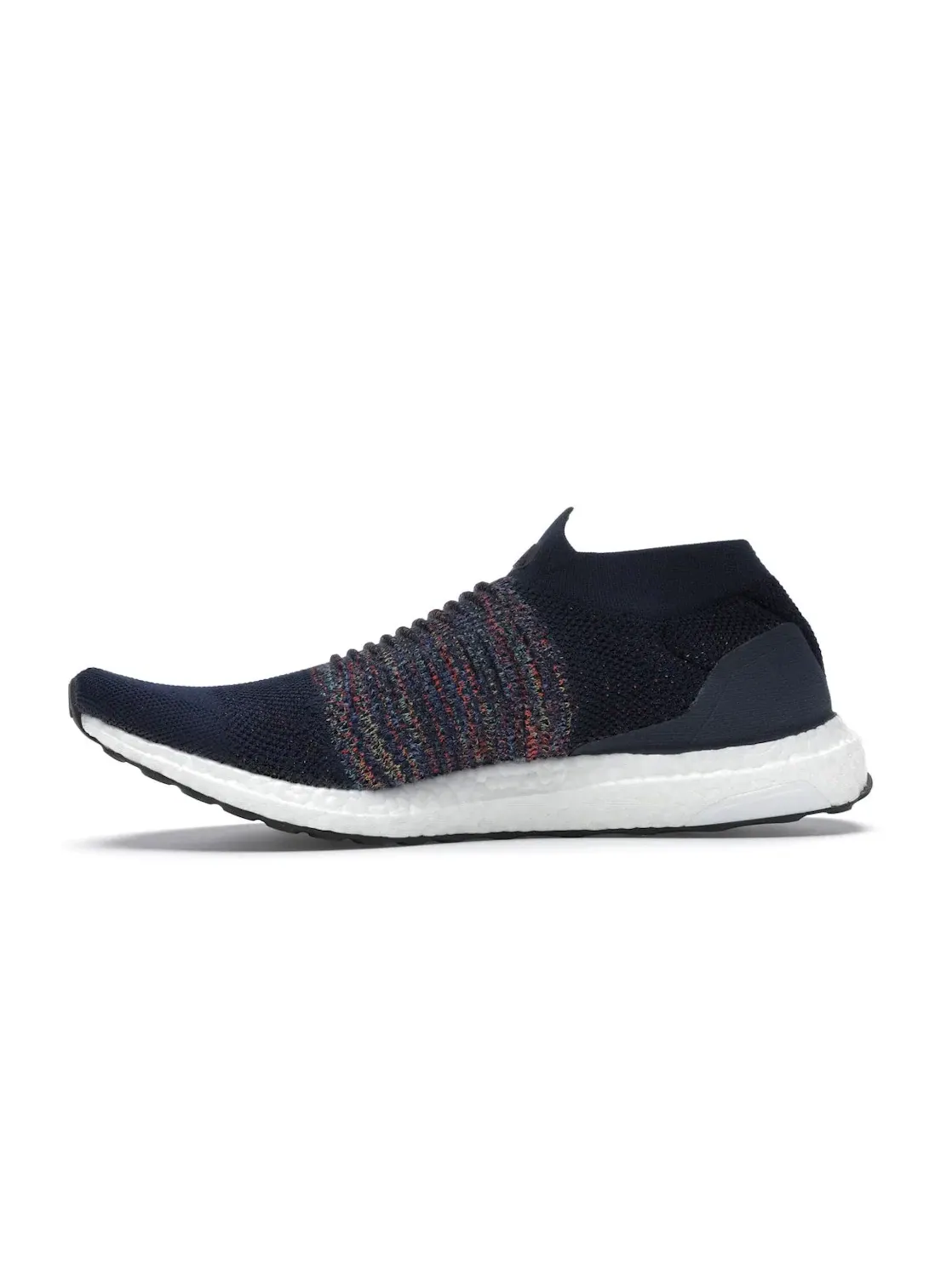 Мужские кроссовки для бега с технологией Boost Adidas Ultra Boost Laceless — изображение 3 из 4, темно-синий черный белый