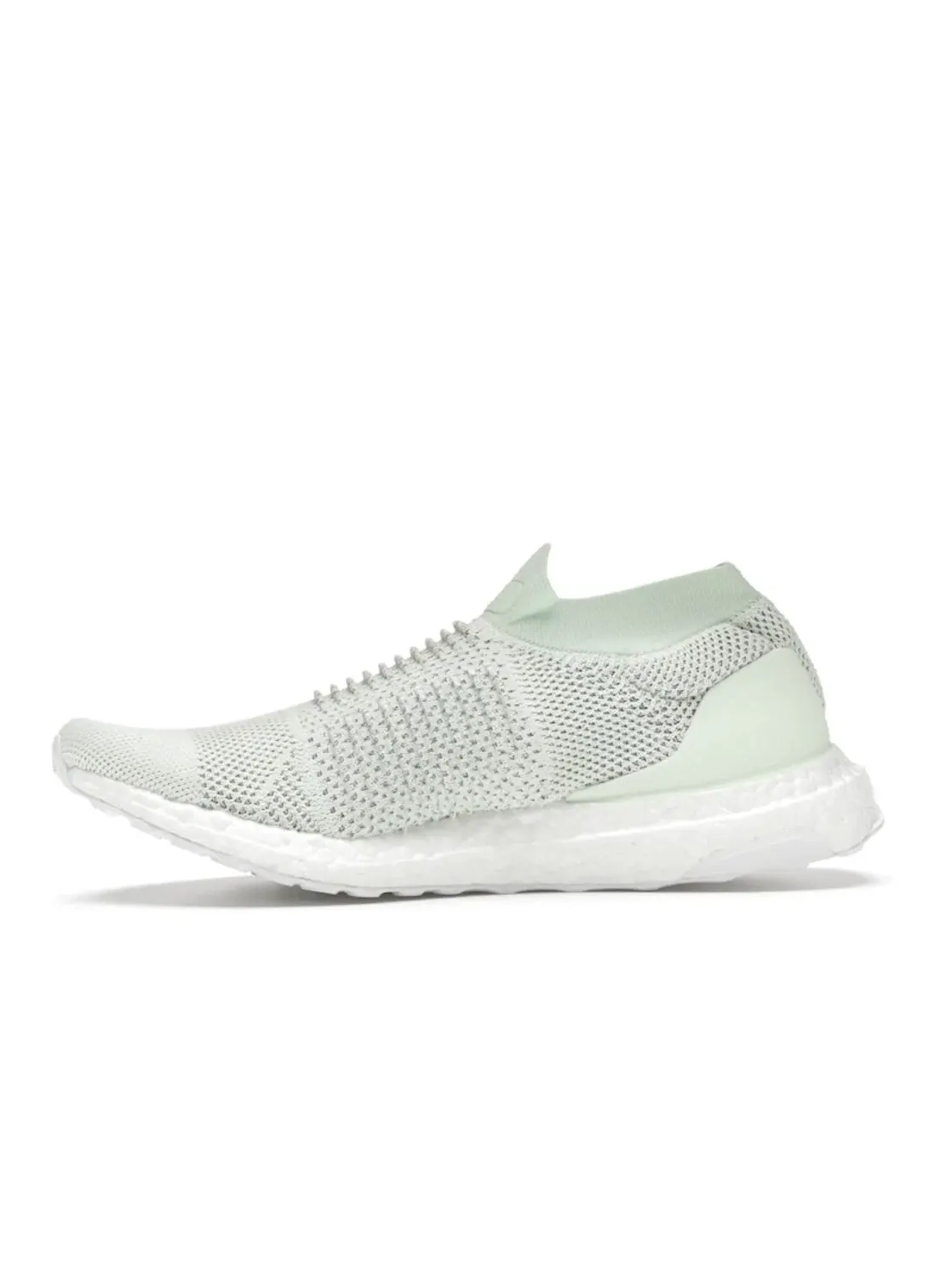 Мужские кроссовки с высоким верхом Adidas Ultra Boost Laceless Mid — изображение 3 из 4, зеленый зеленый белый