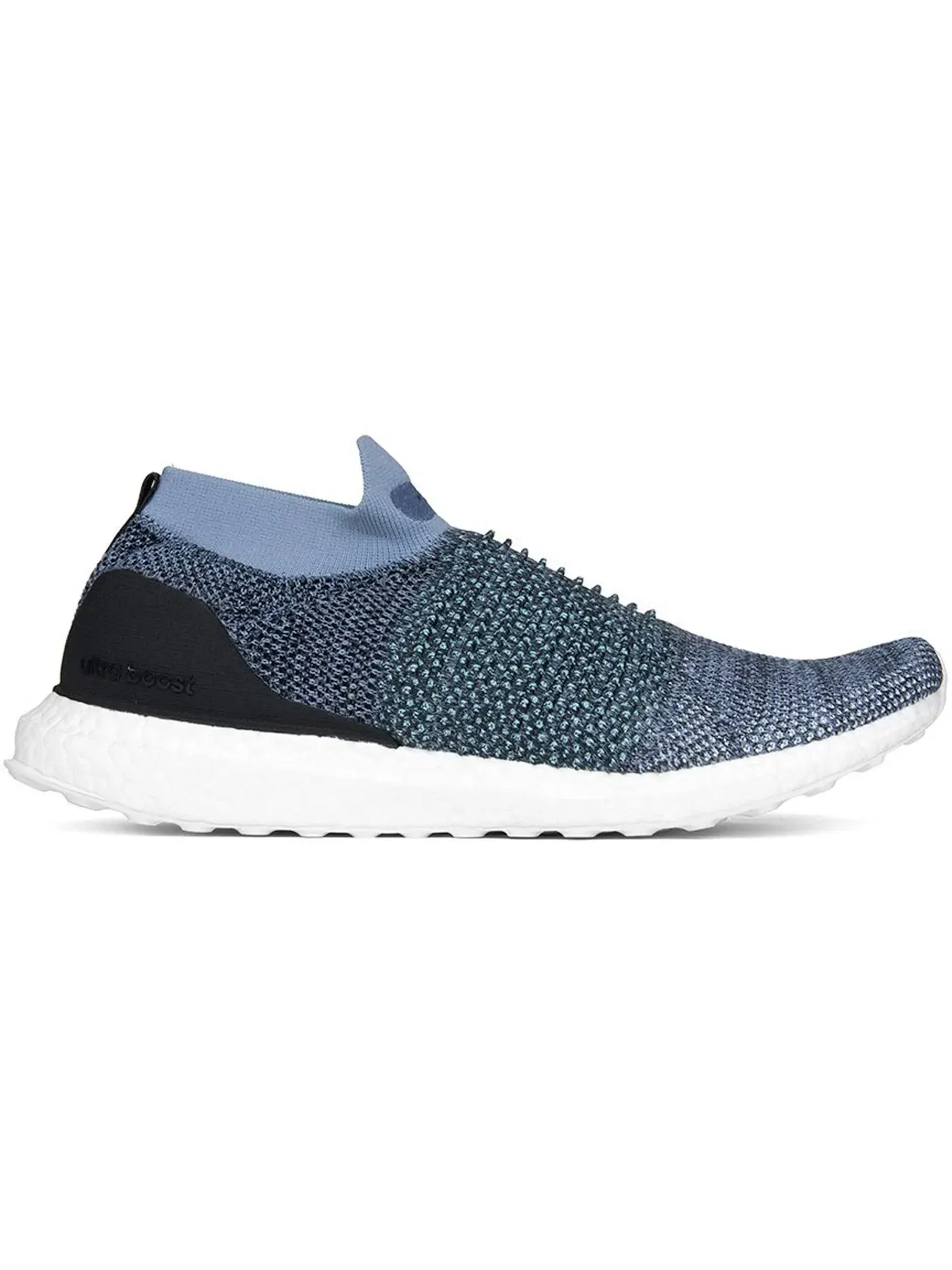 Мужские кроссовки с принтом Adidas Ultra Boost Laceless — изображение 1 из 1, серый//синий