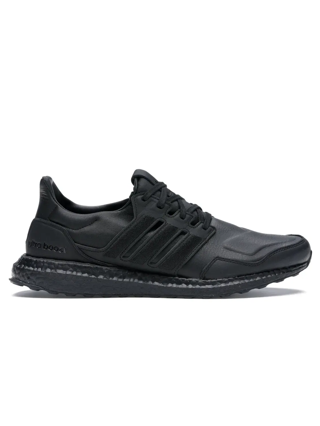 Мужские кроссовки с кожаным верхом Adidas Ultra Boost — изображение 1 из 4, черный