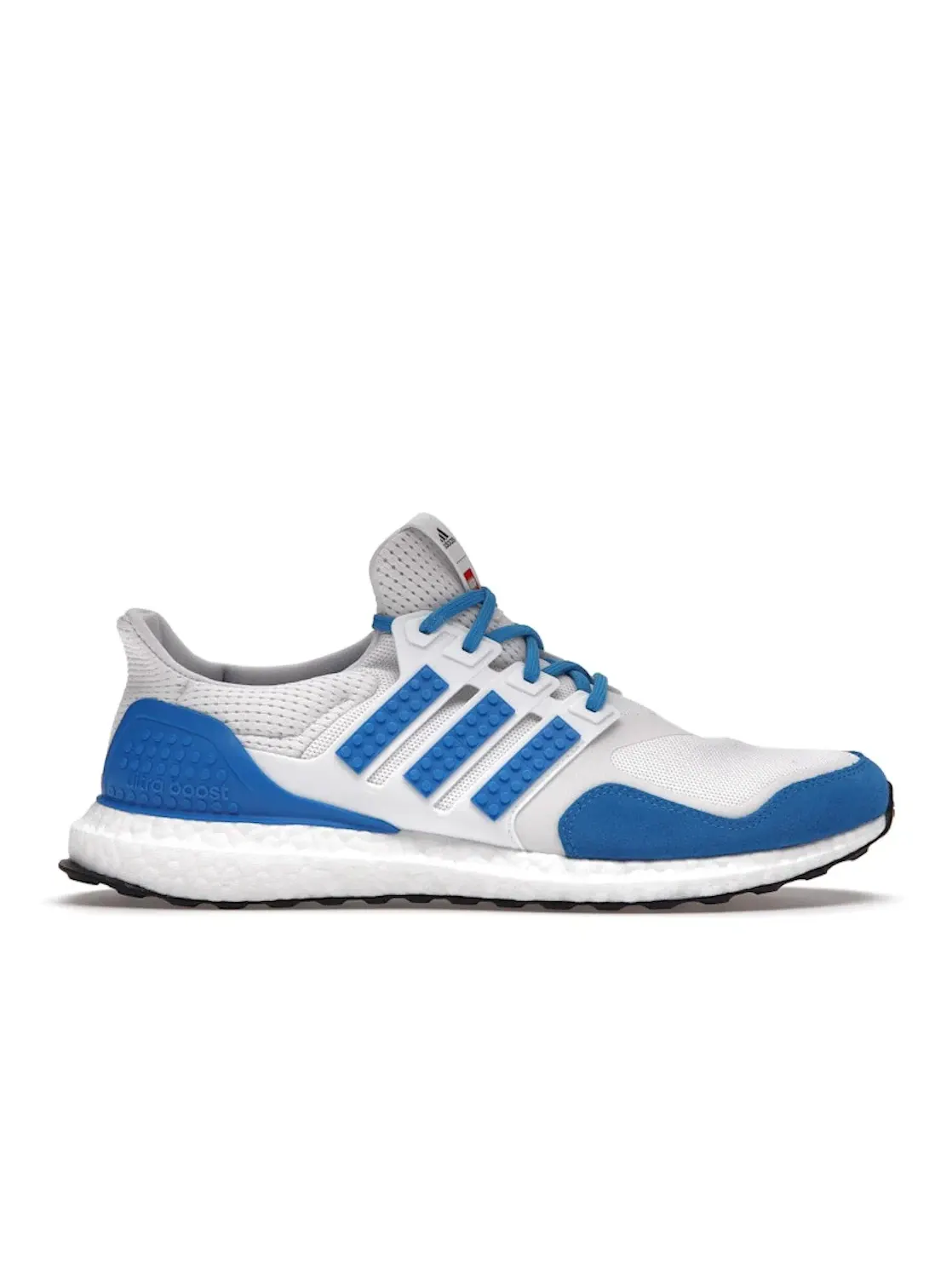 Мужские кроссовки с LEGO-дизайном Adidas Ultra Boost — изображение 1 из 4, белый/синий