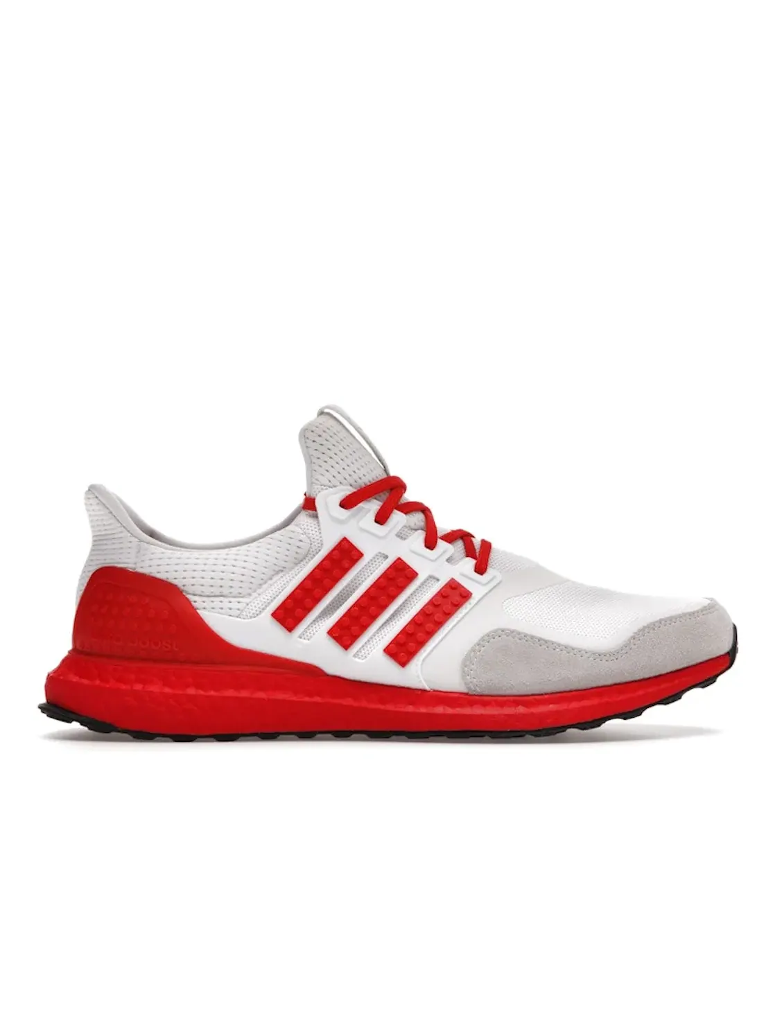 Мужские кроссовки с принтом Adidas Ultra Boost Adidas — изображение 1 из 4, белый/красный