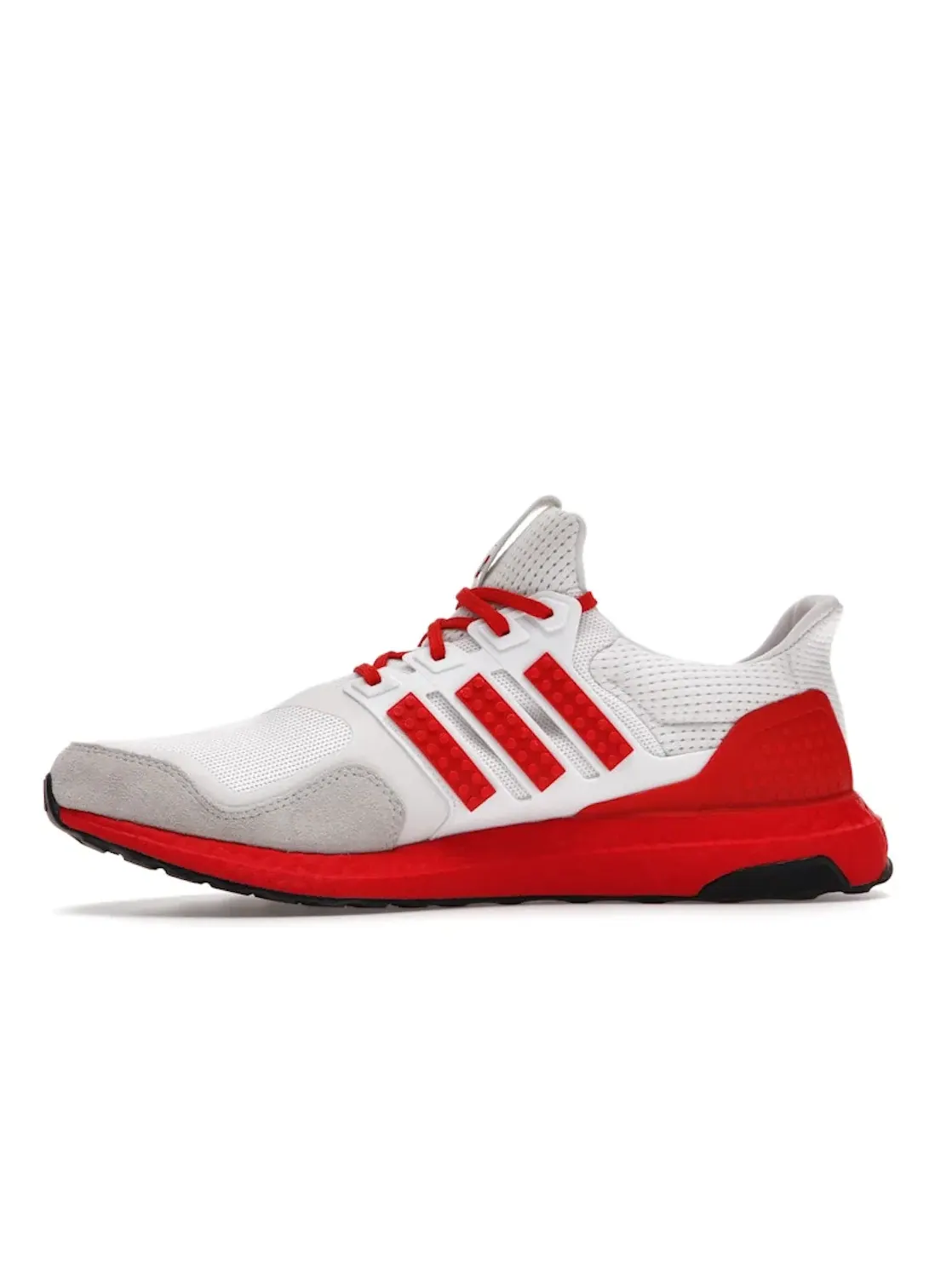 Мужские кроссовки с принтом Adidas Ultra Boost Adidas — изображение 3 из 4, белый/красный
