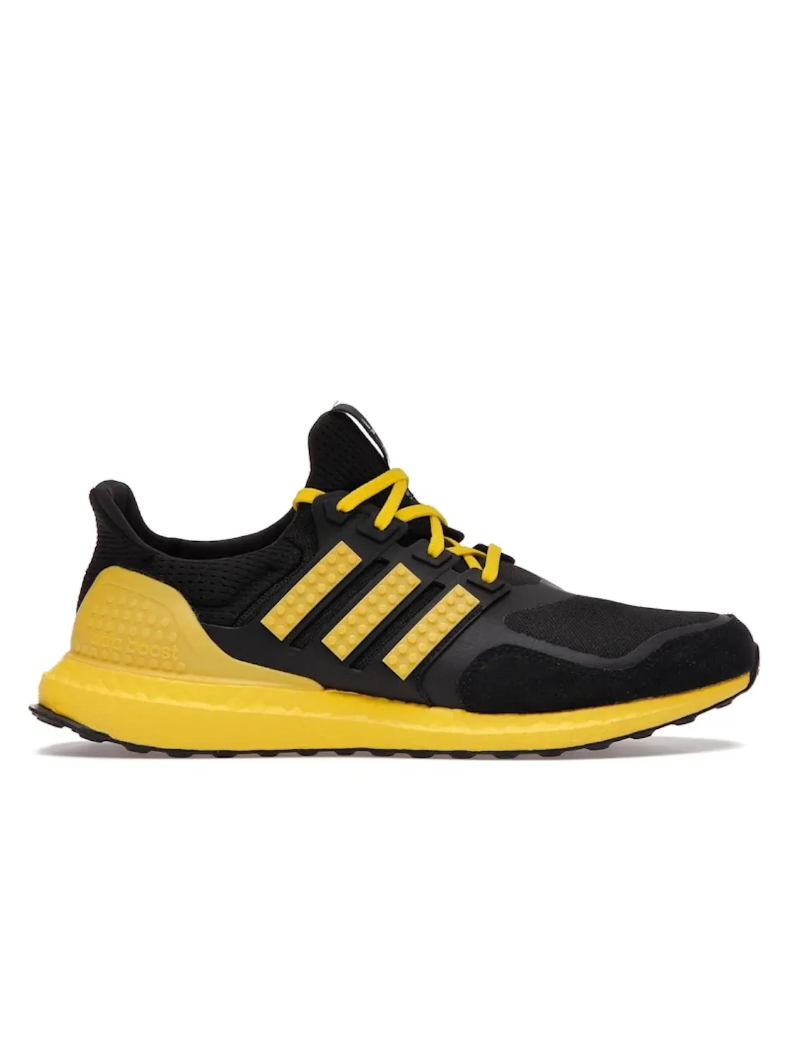 Мужские кроссовки для бега с амортизацией Adidas Ultra Boost — изображение 1 из 4, черный/желтый