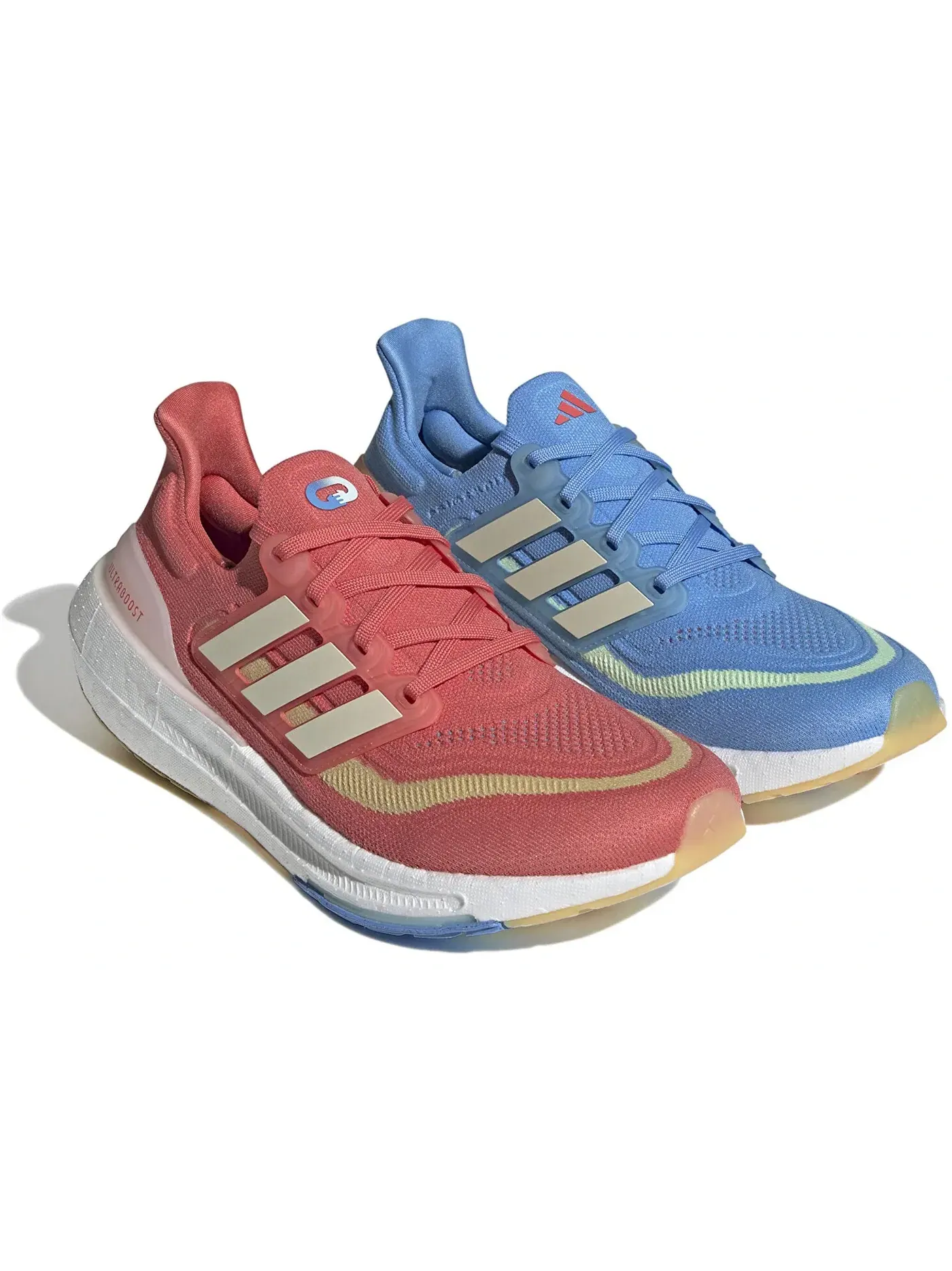 Мужские кроссовки для бега Adidas Ultra Boost Light — изображение 2 из 2, синий желтый зеленый
