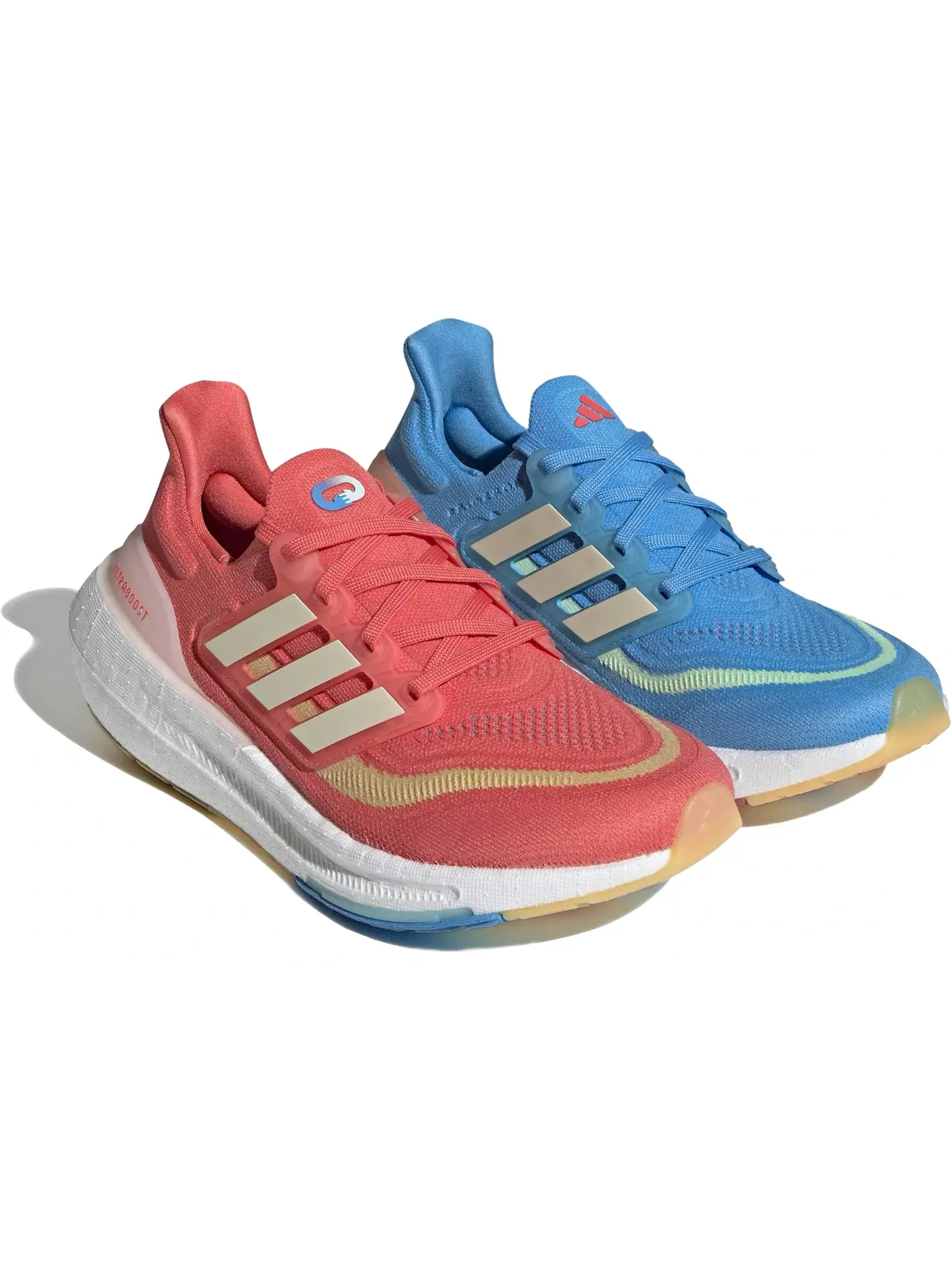 Женские кроссовки для бега Ultra Boost Light Adidas — изображение 2 из 2, синий желтый зеленый