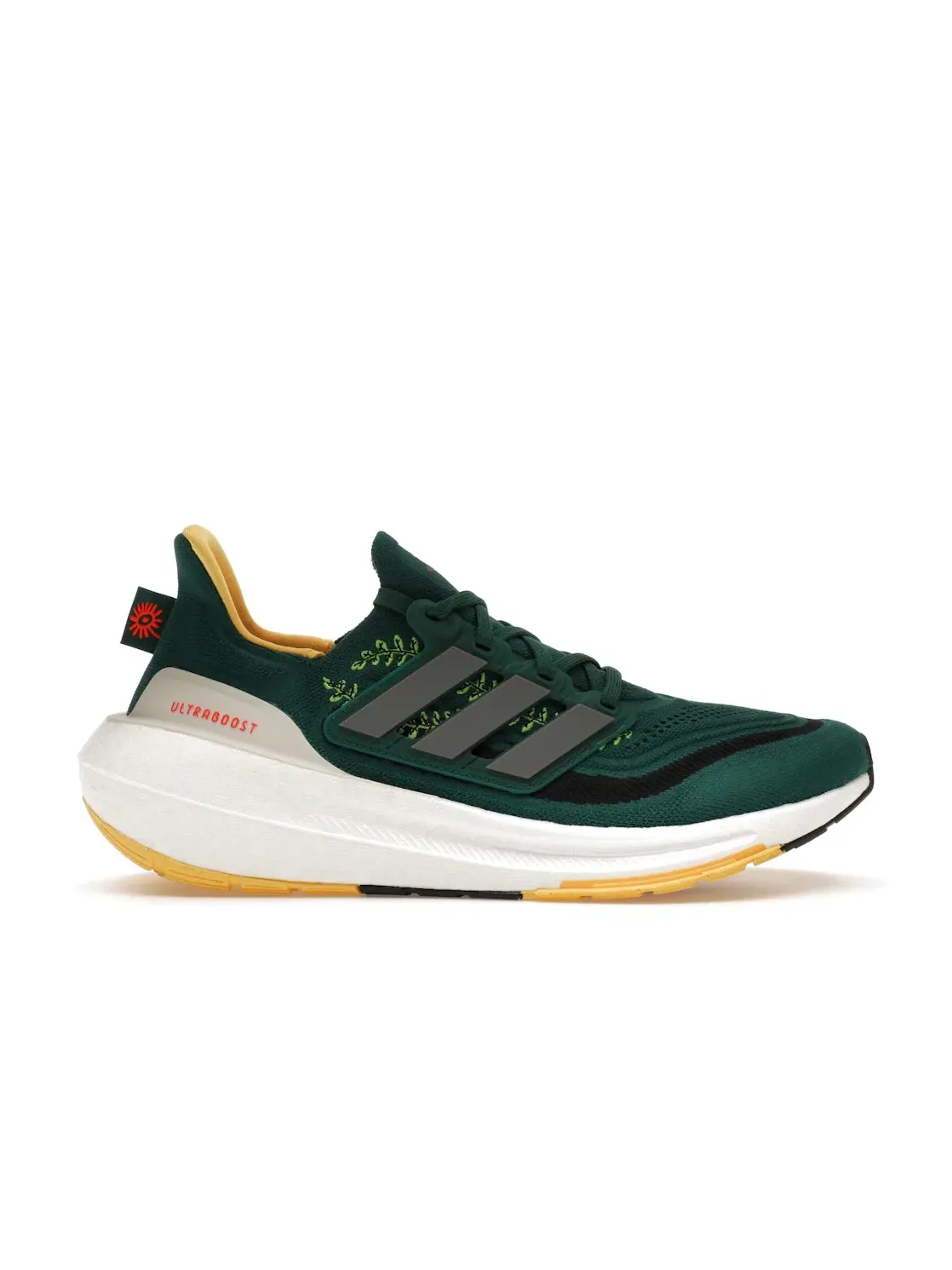 Женские кроссовки для бега Adidas Ultra Boost Light — изображение 1 из 4, зеленый/металлик