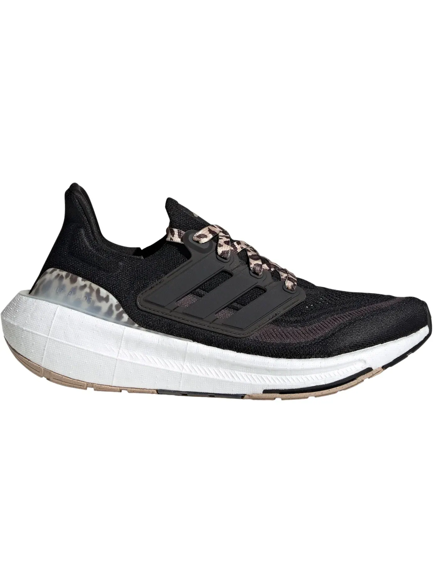 Женские кроссовки с технологией Boost Adidas Ultra Boost Light — изображение 1 из 1, черный/черный/бежевый