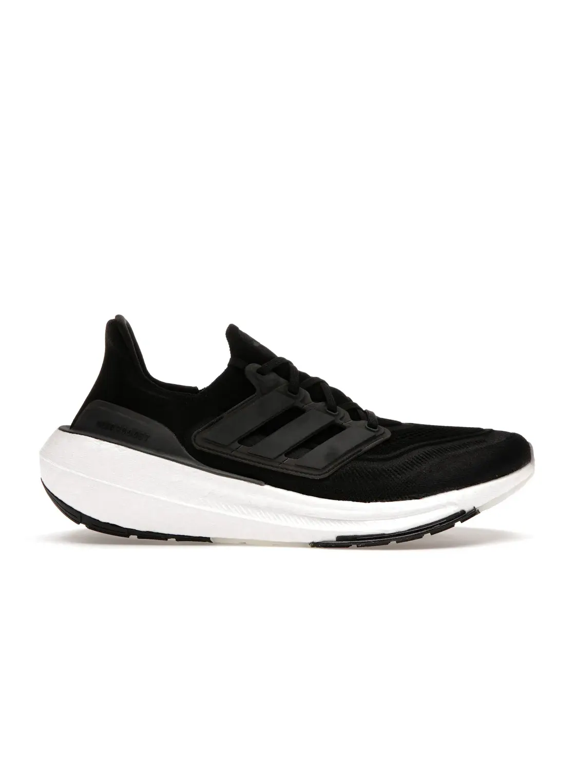 Мужские кроссовки для бега с технологией Primeknit Adidas Ultra Boost Light — изображение 1 из 4, черный/черный/белый