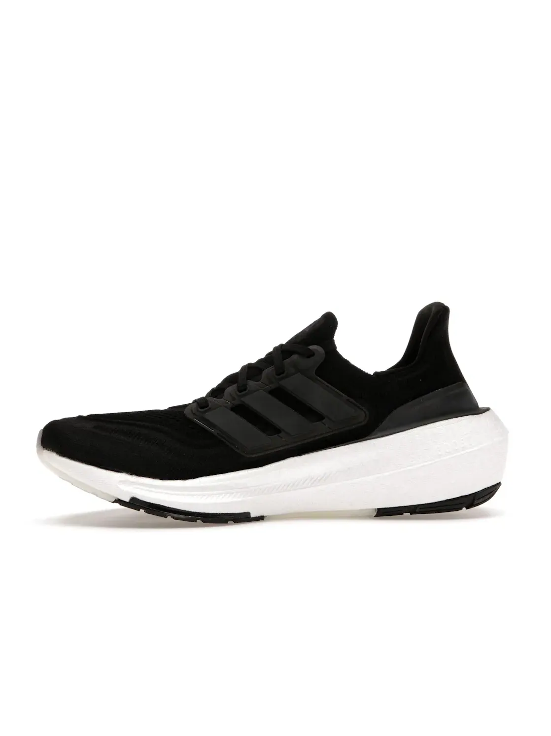 Мужские кроссовки для бега с технологией Primeknit Adidas Ultra Boost Light — изображение 3 из 4, черный/черный/белый