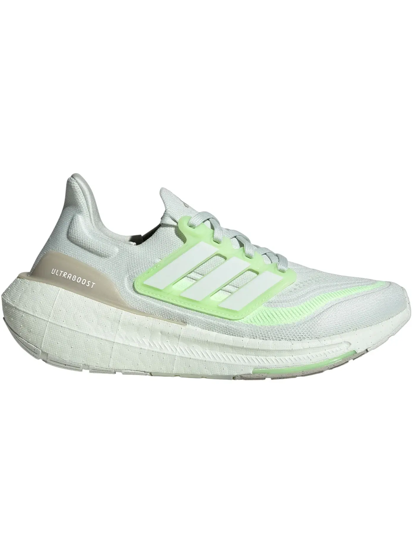 Женские кроссовки для бега Adidas Ultra Boost Light — изображение 1 из 1, белый/зеленый