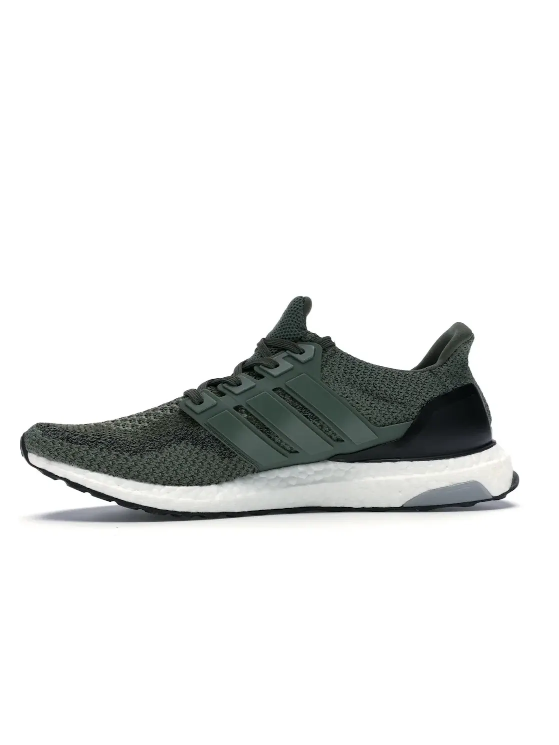 Мужские кроссовки с мериносовой шерстью Adidas Ultra Boost 2.0 — изображение 3 из 4, оливковый зеленый/белый