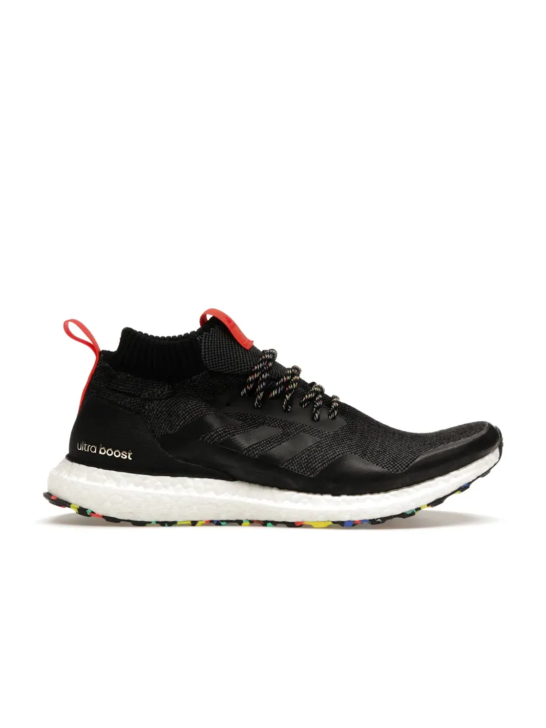 Мужские кроссовки с высоким верхом Adidas Ultra Boost Mid — изображение 1 из 4, черный/черный