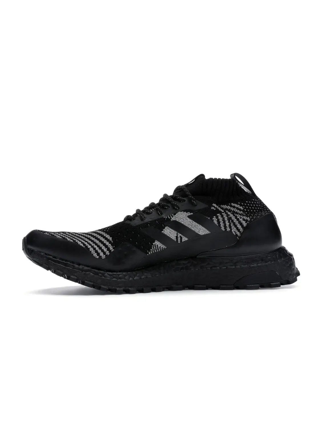 Мужские кроссовки с технологией Primeknit Adidas Ultra Boost Mid — изображение 3 из 4, черный/черный/серый