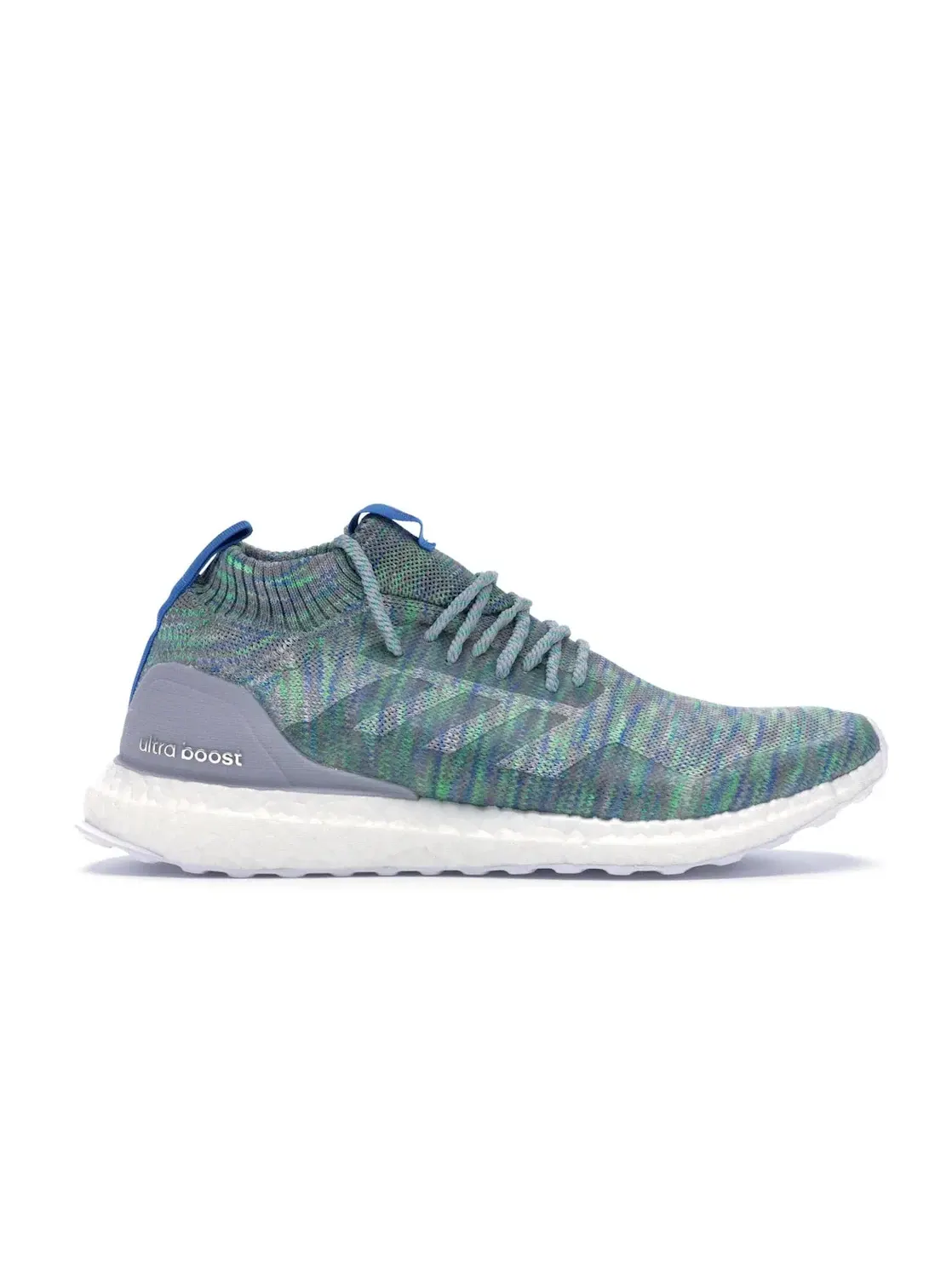 Мужские кроссовки для бега с высокой посадкой Adidas Ultra Boost Mid — изображение 1 из 4, серый/серый/белый