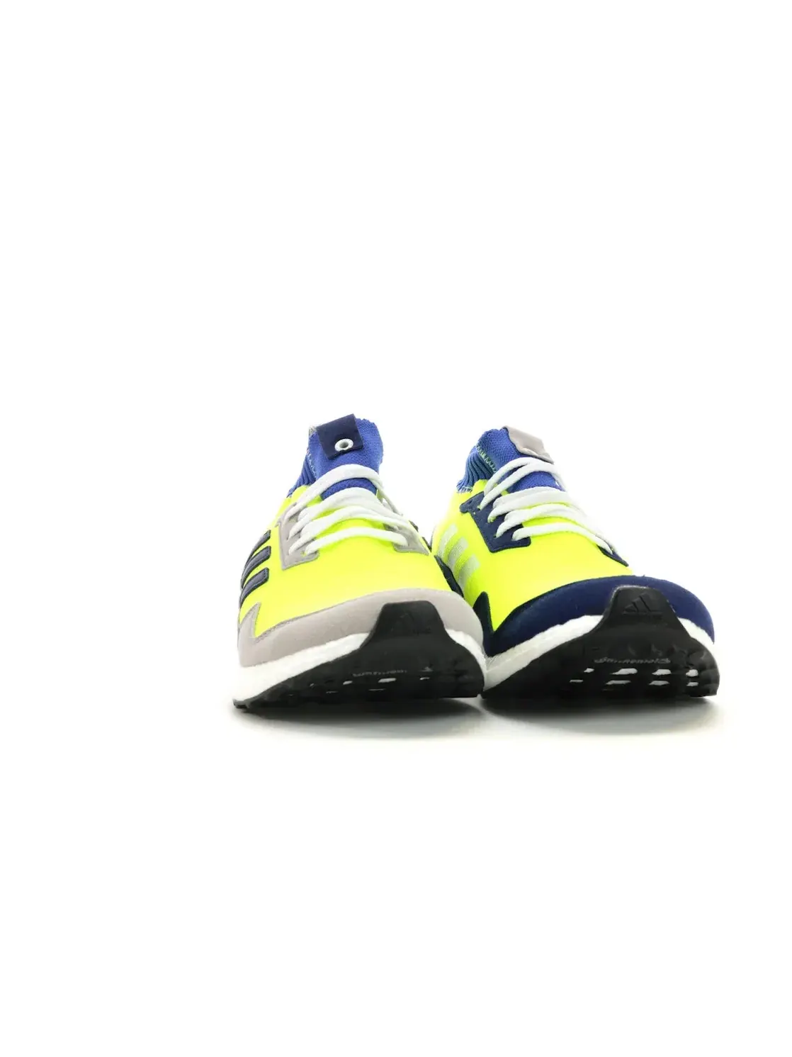 Мужские кроссовки с верхом из трикотажа Adidas Ultra Boost Mid — изображение 2 из 4, белый/белый/синий