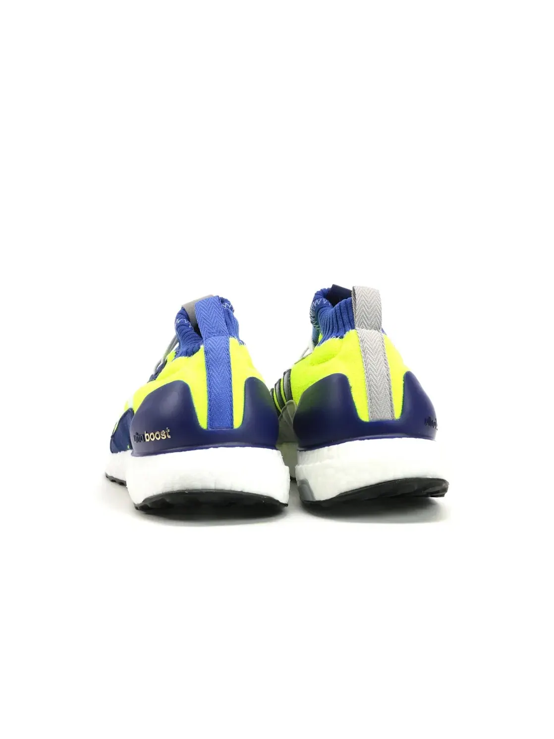Мужские кроссовки с верхом из трикотажа Adidas Ultra Boost Mid — изображение 4 из 4, белый/белый/синий