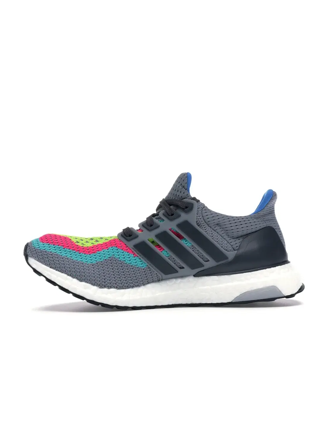 Мужские кроссовки с амортизацией Boost Adidas Ultra Boost 2.0 Multi-Color Gradient — изображение 3 из 4, серый