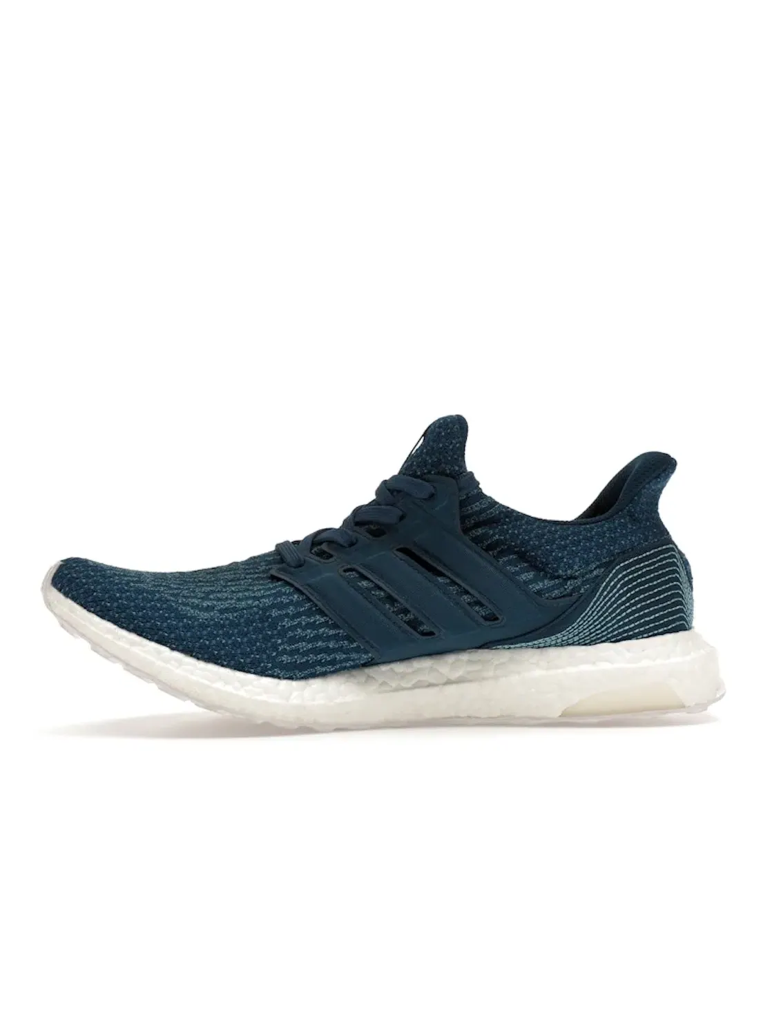 Мужские кроссовки с принтом Adidas Ultra Boost 3.0 Parley Night Navy — изображение 3 из 4, темно-синий/синий