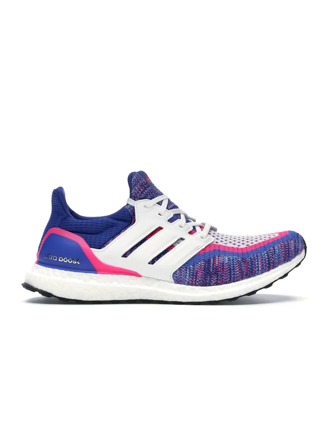 Мужские кроссовки для бега с высокой энергоотдачей Adidas Ultra Boost — изображение 1 из 4, синий/белый/розовый