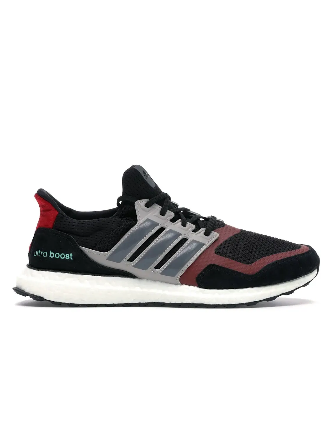 Мужские кроссовки для бега с технологией Boost Adidas Ultra Boost S&L — изображение 1 из 4, черный/серый/красный