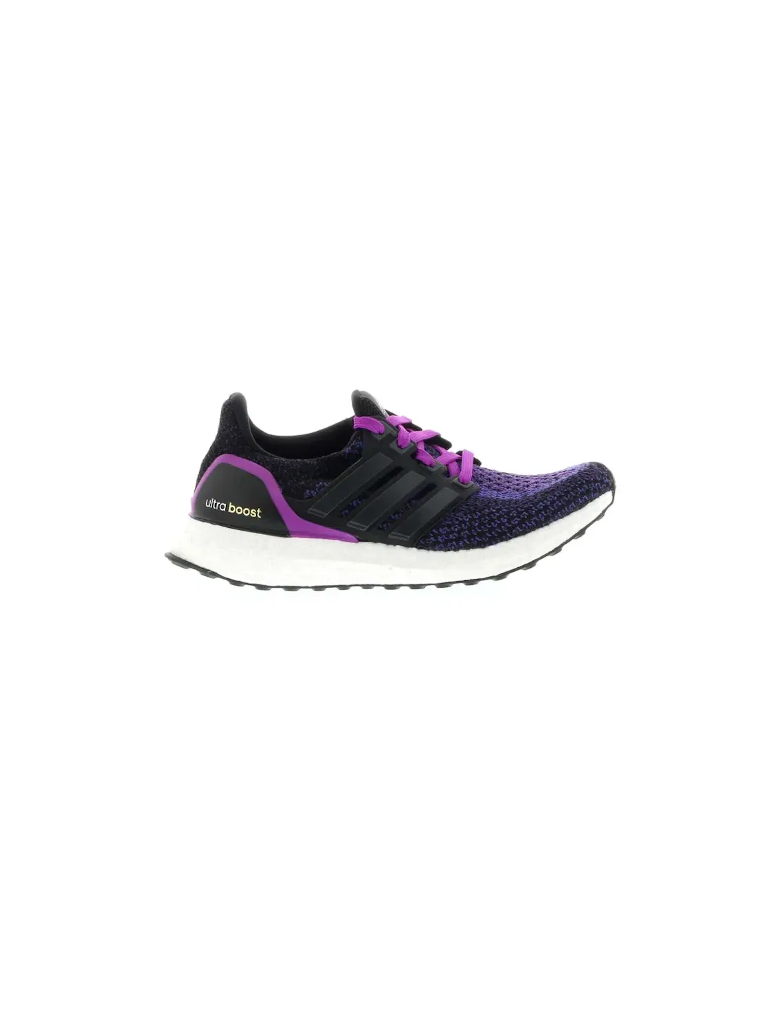 Женские кроссовки для бега Adidas Ultra Boost 2.0 — изображение 1 из 4, черный/черный-фиолетовый